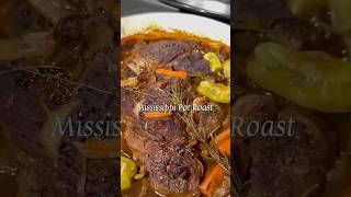 Mississippi Pot Roast cooking potroast food easyrecipe holiday [upl. by Esiled444]