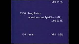 Programmtafeln zum Sendeschluss ZDF 16121989 [upl. by Welker]