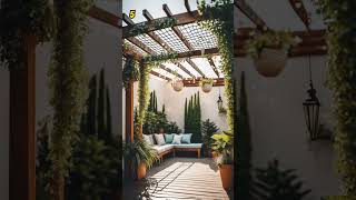 Creative Patio Shade Ideas shorts patio patioshade backyard [upl. by Araldo64]