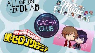 Fandoms react to eachother gacha club reaction video TMF MHA AOUAD part 3 1 [upl. by Mcdade]