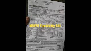 DHBVN Electricity Bill  Electricity Bill [upl. by Aicitan]