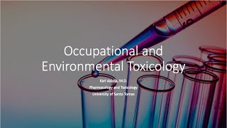 Introduction to Toxicology Occupational and Environmental [upl. by Tigram34]