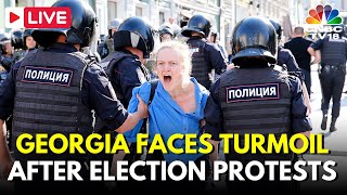 Georgia News LIVE Protesters in Georgia Clash With Police Over Election Interference  Russia N18G [upl. by Winn293]