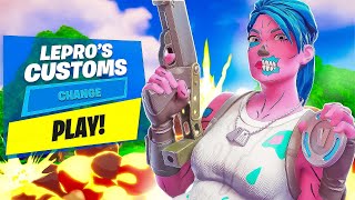 🔴FORTNITE CUSTOMS  VBUCK GIVEAWAY EVERY ROUND  FASHION SHOW  SCRIMS  HIDE N SEEK 🎁 [upl. by Iohk]