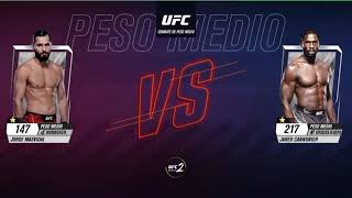 UFC Jared Cannonier vs Jorge Masvidal mobile [upl. by Esyli]