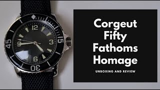 Aliexpress Corgeut Fifty Fathoms Homage [upl. by Sousa]