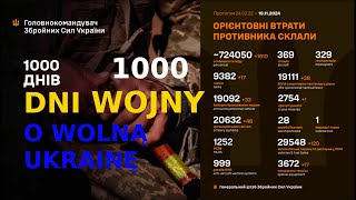 1000 dni wojny na Ukrainie [upl. by Moule]