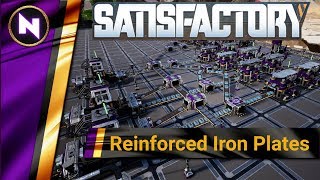 100 EFFICIENT REINFORCED IRON PLATES  Satisfactory Designs 3 [upl. by Poyssick829]