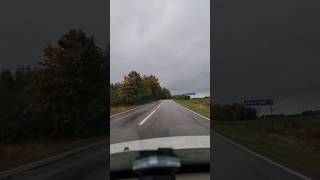 Driving to Vadstena city 😍 sweden shorts shortsfeed street car travel music 4k love speed [upl. by Atinihs]