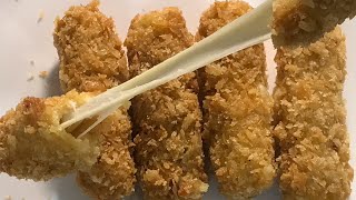 Mozzarella stick recipeCrispy mozzarella sticks recipemozzarella cheese stick recipe at home [upl. by Hayley]