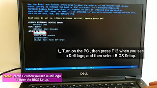 How to Boot From a USB Drive on Dell laptop to install Windows 1011 dell dellpc [upl. by Doll669]