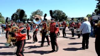 Heyworth High School Marching Band 2013 Disney performance at Epcot [upl. by Massiw684]