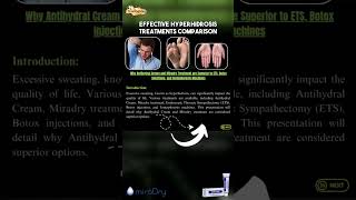 Hyperhidrosis Treatment  Antihydral Cream  MiraDry Treatment Effectiveness [upl. by Delanie]