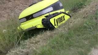 slope mower with slasher remote controlled [upl. by Airres464]