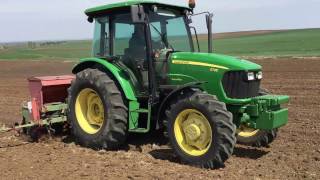 John Deere 5725 Ayçiçeği Ekimi 2017 [upl. by Geoffry]