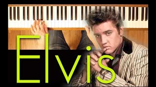 Are You Lonesome Tonight Elvis Presley Intermediate Piano Tutorial [upl. by Aisaim]