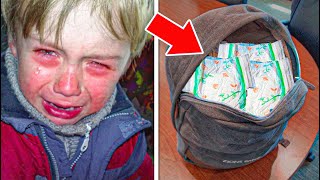 Boy Brings Diapers To School Every Day – Parents Are Surprised When Realising Why [upl. by Findley63]