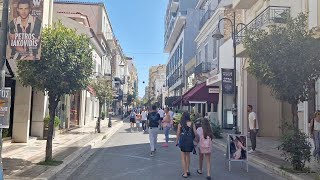 Walk through the city of Patras in the Peloponnese [upl. by Anayk]