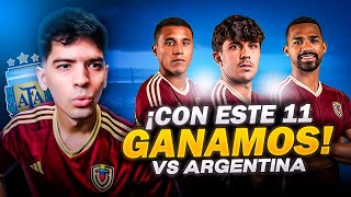 🇻🇪 ¡ASÍ DEBE SALIR VENEZUELA VS ARGENTINA  RedWine [upl. by Lawry]