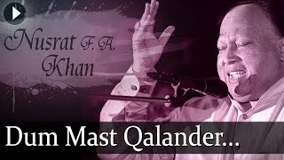 Duma Dum Mast Qalander  Nusrat Fateh Ali Khan  Top Qawwali Songs [upl. by Annenn]