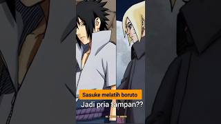 Sasuke melatih boruto jadi pria tampanshorts naruto borutotbv narutoshippuden anime [upl. by Aillemac55]