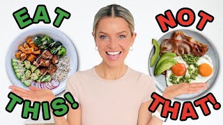 Nutritionist Reviews Weight Loss Meals  Eat This Not That [upl. by Gabby]