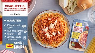 MAGGI® Recette Facile  Spaghettis bolognaise maison​ [upl. by Lauder]