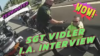 Sgt Vidler IA Interview Re Jeremy Dewitte Arrest [upl. by Briscoe]