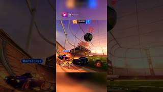 Unchallenged ball Hanging there 😅 rocketleague [upl. by Obocaj]