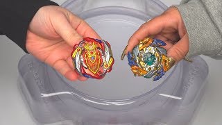 CHOZ ACHILLES vs GEIST FAFNIR  Beyblade Burst Super Z ベイブレードバースト 超ゼツ [upl. by Ilehs]