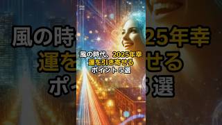 風の時代、2025年幸運を引き寄せるポイント5選 スピリチュアル 風の時代 2025年 運気が上がる秘訣 運気アップのコツ 恋愛 開運 幸福 運気を上げる 金運 開運の秘訣 [upl. by Ardme]