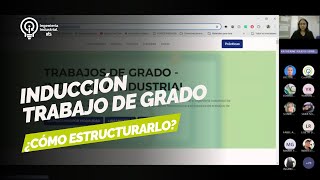 Inducción Trabajos de Grado 20242 [upl. by Leisam]