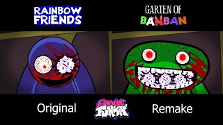 Rainbow Friends x Garten of Banban Part 4  Animation Comparison [upl. by Ramsay]