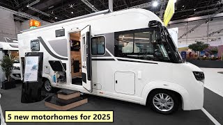 5 new motorhomes for 2025 [upl. by Annayr778]