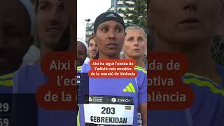 Eixida de la MaratóValència la més emotiva  ÀPunt Marató DANA 42K 42KValencia DANACV [upl. by Ocsicnarf]