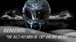 Airbrushed Racing Helmet [upl. by Uase]