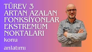 Türev 3 Artan Azalan FonksiyonlarEkstremum [upl. by Aronael]