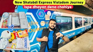 New Shatabdi Express VISTADOME Journey  poore train mein Cockroach 🪳 New Jalpaiguri to Howrah [upl. by Nahseez545]