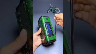 Mini Solar Radio rechargeable radio with torch 3in one device [upl. by Norab185]