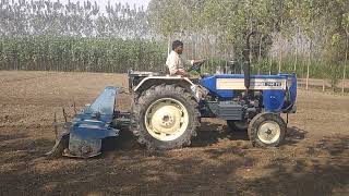 Swaraj 744 tractor rotor ke sath Khet Mein Baitha hua khet 👳🚜🙏 [upl. by Aisat]