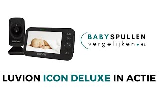 Luvion Icon Deluxe babyfoon in actie [upl. by Uokes]