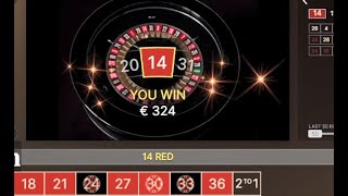 22€ to 400€ at La Partage AUTO ROULETTE EVOLUTION GAMING [upl. by Merkle]