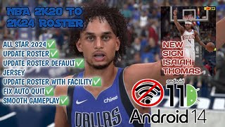 NBA2K20 TO 2K24 ROSTER NO NEED F1VM NEXT GEN V39 DEREK LIVELY EDITION [upl. by Ahsrats205]