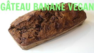 Gâteau Banane  Chocolat Vegan  Sucre  Huile [upl. by Licko]