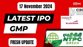 IPO GMP Latest Update 17112024 ipogmptoday [upl. by Alathia]