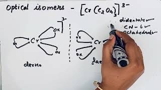 Optical isomerism in CrC2O43 3 Coordination compounds [upl. by Led]