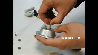 How to remove security tag using the Detacher 6000GS magnetic security tag remover [upl. by Casavant]