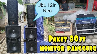 Paket sound buat Monitor Stage Panggung [upl. by Eedissac]