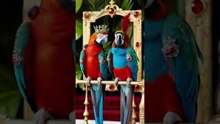 colorful parrots reveal secrets parrots birdslover edit explore shorts [upl. by Tudela]