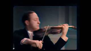 Jascha Heifetz plays DinicuHeifetz Hora Staccato amp PonceHeifetz Estrellita 1939 AI Colorize [upl. by Ileray]